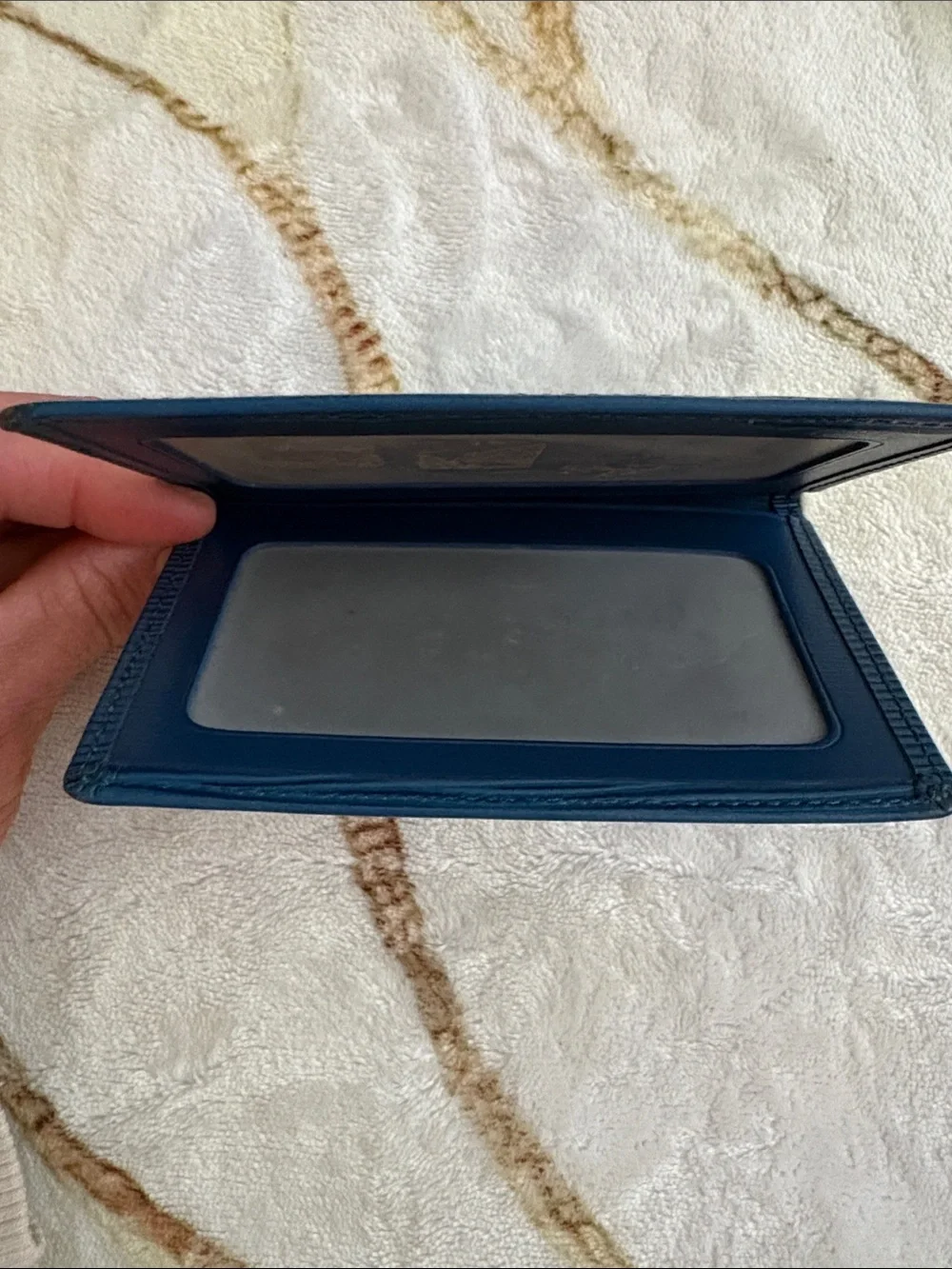 Louis Vuitton Dark Blue Epi Leather Men's Card Case